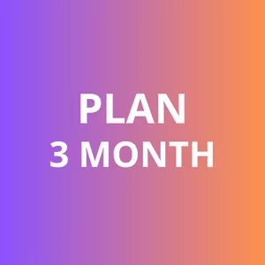 3 Month Plan